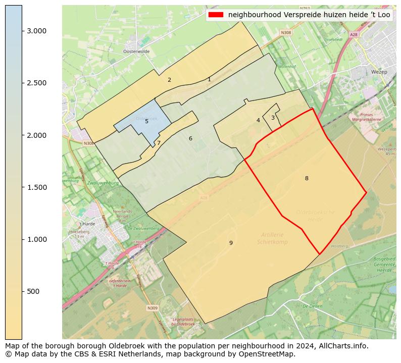 Image of the neighbourhood Verspreide huizen heide ’t Loo at the map. This image is used as introduction to this page. This page shows a lot of information about the population in the neighbourhood Verspreide huizen heide ’t Loo (such as the distribution by age groups of the residents, the composition of households, whether inhabitants are natives or Dutch with an immigration background, data about the houses (numbers, types, price development, use, type of property, ...) and more (car ownership, energy consumption, ...) based on open data from the Dutch Central Bureau of Statistics and various other sources!