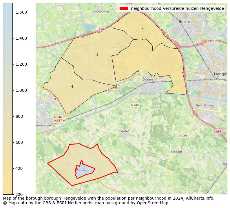 Image of the neighbourhood Verspreide huizen Hengevelde at the map. This image is used as introduction to this page. This page shows a lot of information about the population in the neighbourhood Verspreide huizen Hengevelde (such as the distribution by age groups of the residents, the composition of households, whether inhabitants are natives or Dutch with an immigration background, data about the houses (numbers, types, price development, use, type of property, ...) and more (car ownership, energy consumption, ...) based on open data from the Dutch Central Bureau of Statistics and various other sources!