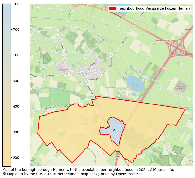 Image of the neighbourhood Verspreide huizen Hernen at the map. This image is used as introduction to this page. This page shows a lot of information about the population in the neighbourhood Verspreide huizen Hernen (such as the distribution by age groups of the residents, the composition of households, whether inhabitants are natives or Dutch with an immigration background, data about the houses (numbers, types, price development, use, type of property, ...) and more (car ownership, energy consumption, ...) based on open data from the Dutch Central Bureau of Statistics and various other sources!