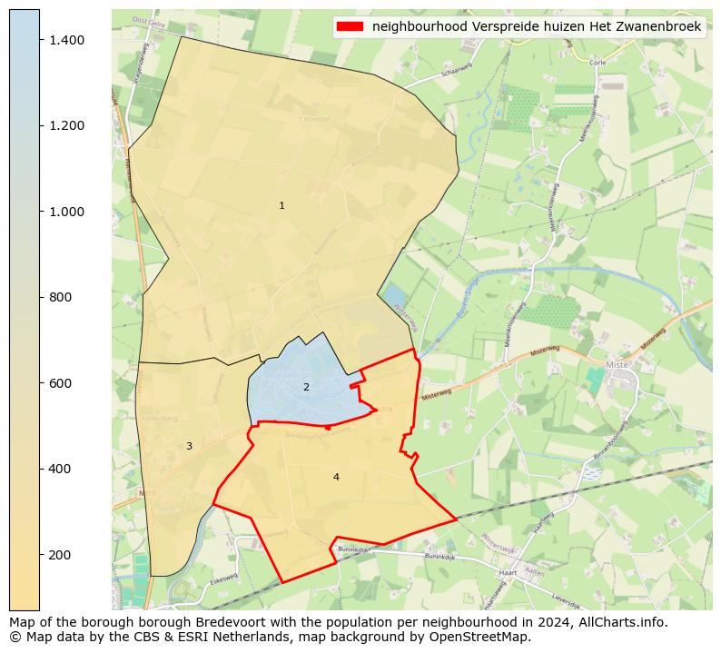 Image of the neighbourhood Verspreide huizen Het Zwanenbroek at the map. This image is used as introduction to this page. This page shows a lot of information about the population in the neighbourhood Verspreide huizen Het Zwanenbroek (such as the distribution by age groups of the residents, the composition of households, whether inhabitants are natives or Dutch with an immigration background, data about the houses (numbers, types, price development, use, type of property, ...) and more (car ownership, energy consumption, ...) based on open data from the Dutch Central Bureau of Statistics and various other sources!