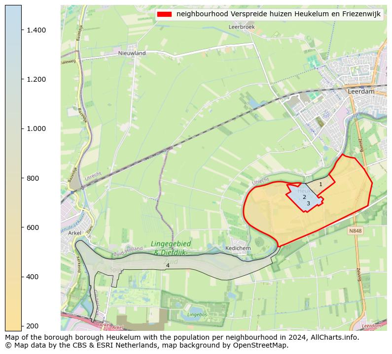 Image of the neighbourhood Verspreide huizen Heukelum en Friezenwijk at the map. This image is used as introduction to this page. This page shows a lot of information about the population in the neighbourhood Verspreide huizen Heukelum en Friezenwijk (such as the distribution by age groups of the residents, the composition of households, whether inhabitants are natives or Dutch with an immigration background, data about the houses (numbers, types, price development, use, type of property, ...) and more (car ownership, energy consumption, ...) based on open data from the Dutch Central Bureau of Statistics and various other sources!