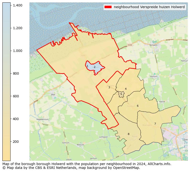 Image of the neighbourhood Verspreide huizen Holwerd at the map. This image is used as introduction to this page. This page shows a lot of information about the population in the neighbourhood Verspreide huizen Holwerd (such as the distribution by age groups of the residents, the composition of households, whether inhabitants are natives or Dutch with an immigration background, data about the houses (numbers, types, price development, use, type of property, ...) and more (car ownership, energy consumption, ...) based on open data from the Dutch Central Bureau of Statistics and various other sources!