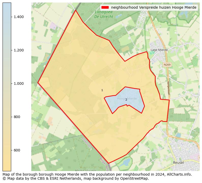 Image of the neighbourhood Verspreide huizen Hooge Mierde at the map. This image is used as introduction to this page. This page shows a lot of information about the population in the neighbourhood Verspreide huizen Hooge Mierde (such as the distribution by age groups of the residents, the composition of households, whether inhabitants are natives or Dutch with an immigration background, data about the houses (numbers, types, price development, use, type of property, ...) and more (car ownership, energy consumption, ...) based on open data from the Dutch Central Bureau of Statistics and various other sources!