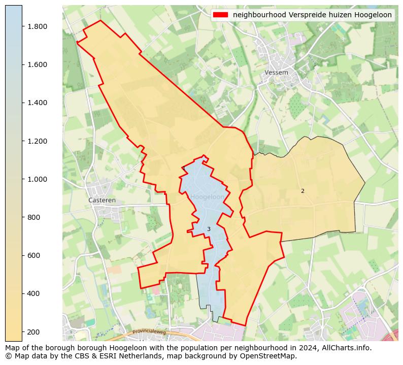 Image of the neighbourhood Verspreide huizen Hoogeloon at the map. This image is used as introduction to this page. This page shows a lot of information about the population in the neighbourhood Verspreide huizen Hoogeloon (such as the distribution by age groups of the residents, the composition of households, whether inhabitants are natives or Dutch with an immigration background, data about the houses (numbers, types, price development, use, type of property, ...) and more (car ownership, energy consumption, ...) based on open data from the Dutch Central Bureau of Statistics and various other sources!