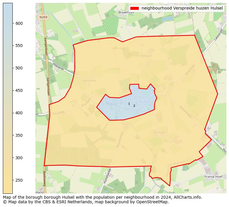 Image of the neighbourhood Verspreide huizen Hulsel at the map. This image is used as introduction to this page. This page shows a lot of information about the population in the neighbourhood Verspreide huizen Hulsel (such as the distribution by age groups of the residents, the composition of households, whether inhabitants are natives or Dutch with an immigration background, data about the houses (numbers, types, price development, use, type of property, ...) and more (car ownership, energy consumption, ...) based on open data from the Dutch Central Bureau of Statistics and various other sources!