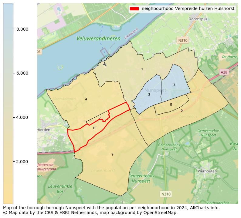 Image of the neighbourhood Verspreide huizen Hulshorst at the map. This image is used as introduction to this page. This page shows a lot of information about the population in the neighbourhood Verspreide huizen Hulshorst (such as the distribution by age groups of the residents, the composition of households, whether inhabitants are natives or Dutch with an immigration background, data about the houses (numbers, types, price development, use, type of property, ...) and more (car ownership, energy consumption, ...) based on open data from the Dutch Central Bureau of Statistics and various other sources!