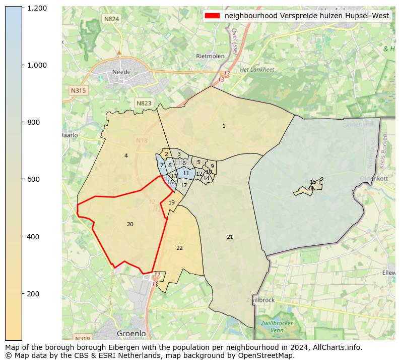 Image of the neighbourhood Verspreide huizen Hupsel-West at the map. This image is used as introduction to this page. This page shows a lot of information about the population in the neighbourhood Verspreide huizen Hupsel-West (such as the distribution by age groups of the residents, the composition of households, whether inhabitants are natives or Dutch with an immigration background, data about the houses (numbers, types, price development, use, type of property, ...) and more (car ownership, energy consumption, ...) based on open data from the Dutch Central Bureau of Statistics and various other sources!