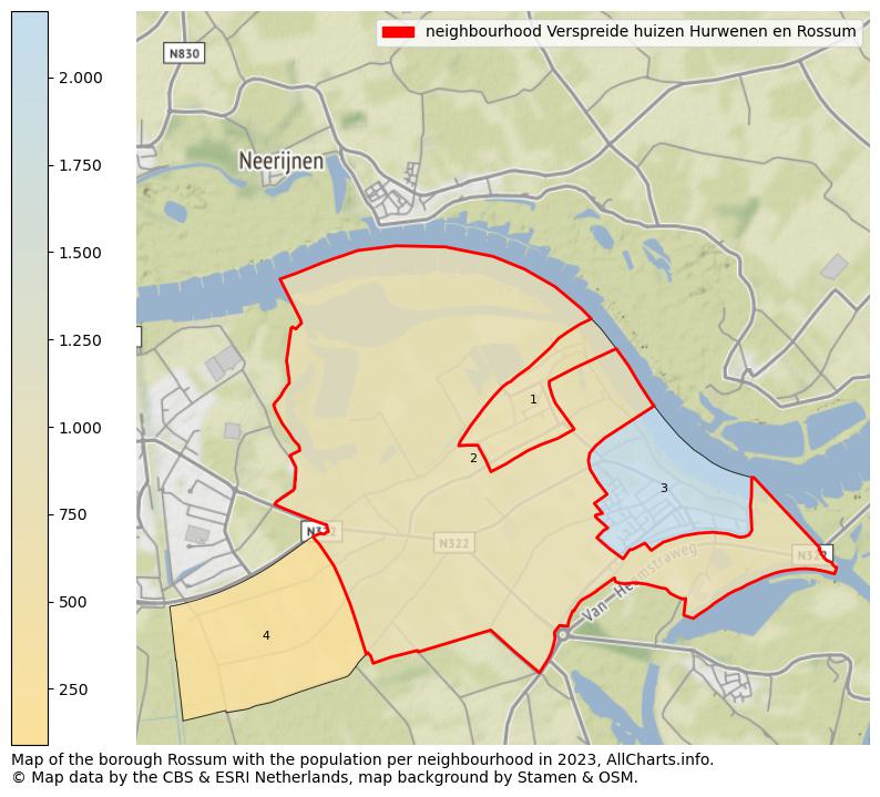 Map of the borough Rossum with the population per neighbourhood in 2023. This page shows a lot of information about residents (such as the distribution by age groups, family composition, gender, native or Dutch with an immigration background, ...), homes (numbers, types, price development, use, type of property, ...) and more (car ownership, energy consumption, ...) based on open data from the Dutch Central Bureau of Statistics and various other sources!