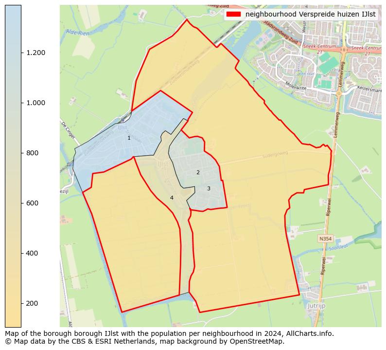 Image of the neighbourhood Verspreide huizen IJlst at the map. This image is used as introduction to this page. This page shows a lot of information about the population in the neighbourhood Verspreide huizen IJlst (such as the distribution by age groups of the residents, the composition of households, whether inhabitants are natives or Dutch with an immigration background, data about the houses (numbers, types, price development, use, type of property, ...) and more (car ownership, energy consumption, ...) based on open data from the Dutch Central Bureau of Statistics and various other sources!