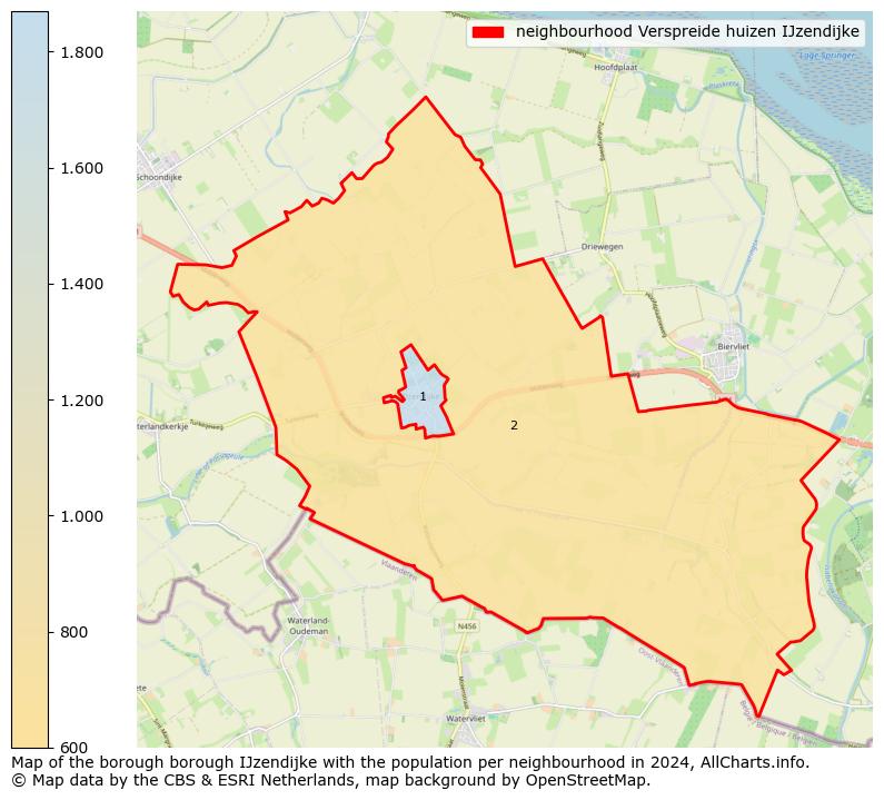 Image of the neighbourhood Verspreide huizen IJzendijke at the map. This image is used as introduction to this page. This page shows a lot of information about the population in the neighbourhood Verspreide huizen IJzendijke (such as the distribution by age groups of the residents, the composition of households, whether inhabitants are natives or Dutch with an immigration background, data about the houses (numbers, types, price development, use, type of property, ...) and more (car ownership, energy consumption, ...) based on open data from the Dutch Central Bureau of Statistics and various other sources!