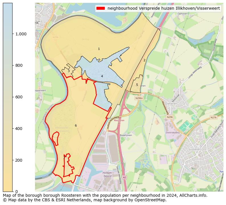 Image of the neighbourhood Verspreide huizen Illikhoven/Visserweert at the map. This image is used as introduction to this page. This page shows a lot of information about the population in the neighbourhood Verspreide huizen Illikhoven/Visserweert (such as the distribution by age groups of the residents, the composition of households, whether inhabitants are natives or Dutch with an immigration background, data about the houses (numbers, types, price development, use, type of property, ...) and more (car ownership, energy consumption, ...) based on open data from the Dutch Central Bureau of Statistics and various other sources!