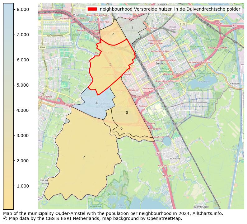 Image of the neighbourhood Verspreide huizen in de Duivendrechtsche polder at the map. This image is used as introduction to this page. This page shows a lot of information about the population in the neighbourhood Verspreide huizen in de Duivendrechtsche polder (such as the distribution by age groups of the residents, the composition of households, whether inhabitants are natives or Dutch with an immigration background, data about the houses (numbers, types, price development, use, type of property, ...) and more (car ownership, energy consumption, ...) based on open data from the Dutch Central Bureau of Statistics and various other sources!