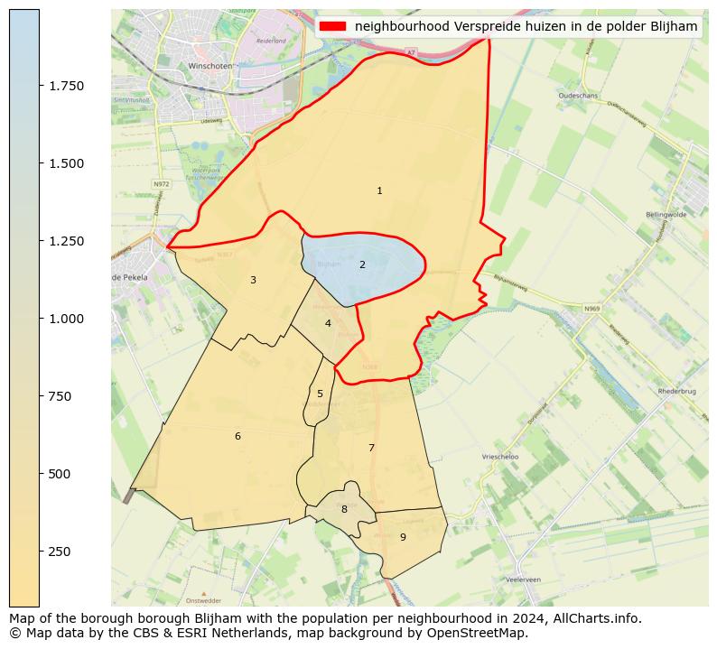 Image of the neighbourhood Verspreide huizen in de polder Blijham at the map. This image is used as introduction to this page. This page shows a lot of information about the population in the neighbourhood Verspreide huizen in de polder Blijham (such as the distribution by age groups of the residents, the composition of households, whether inhabitants are natives or Dutch with an immigration background, data about the houses (numbers, types, price development, use, type of property, ...) and more (car ownership, energy consumption, ...) based on open data from the Dutch Central Bureau of Statistics and various other sources!