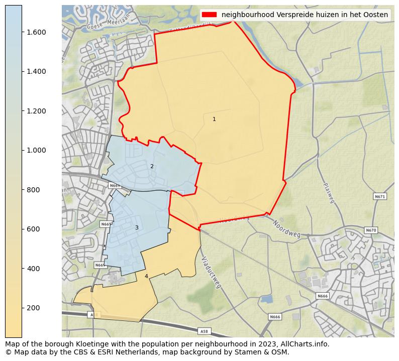 Map of the borough Kloetinge with the population per neighbourhood in 2023. This page shows a lot of information about residents (such as the distribution by age groups, family composition, gender, native or Dutch with an immigration background, ...), homes (numbers, types, price development, use, type of property, ...) and more (car ownership, energy consumption, ...) based on open data from the Dutch Central Bureau of Statistics and various other sources!
