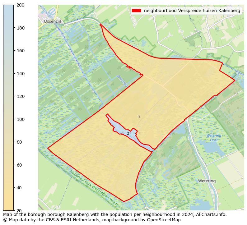 Image of the neighbourhood Verspreide huizen Kalenberg at the map. This image is used as introduction to this page. This page shows a lot of information about the population in the neighbourhood Verspreide huizen Kalenberg (such as the distribution by age groups of the residents, the composition of households, whether inhabitants are natives or Dutch with an immigration background, data about the houses (numbers, types, price development, use, type of property, ...) and more (car ownership, energy consumption, ...) based on open data from the Dutch Central Bureau of Statistics and various other sources!