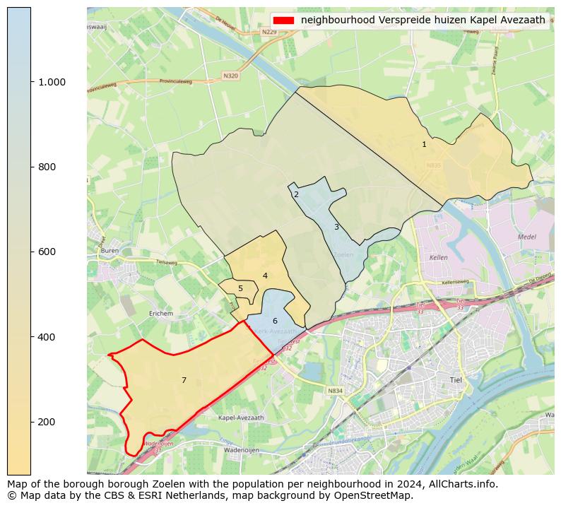 Image of the neighbourhood Verspreide huizen Kapel Avezaath at the map. This image is used as introduction to this page. This page shows a lot of information about the population in the neighbourhood Verspreide huizen Kapel Avezaath (such as the distribution by age groups of the residents, the composition of households, whether inhabitants are natives or Dutch with an immigration background, data about the houses (numbers, types, price development, use, type of property, ...) and more (car ownership, energy consumption, ...) based on open data from the Dutch Central Bureau of Statistics and various other sources!