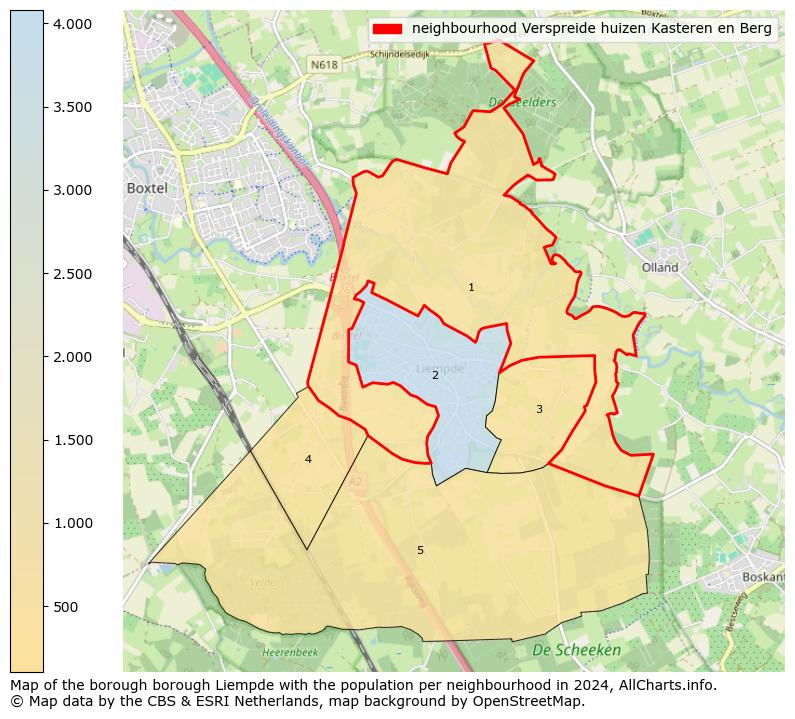 Image of the neighbourhood Verspreide huizen Kasteren en Berg at the map. This image is used as introduction to this page. This page shows a lot of information about the population in the neighbourhood Verspreide huizen Kasteren en Berg (such as the distribution by age groups of the residents, the composition of households, whether inhabitants are natives or Dutch with an immigration background, data about the houses (numbers, types, price development, use, type of property, ...) and more (car ownership, energy consumption, ...) based on open data from the Dutch Central Bureau of Statistics and various other sources!