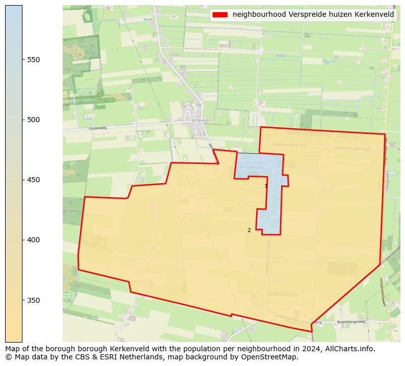 Image of the neighbourhood Verspreide huizen Kerkenveld at the map. This image is used as introduction to this page. This page shows a lot of information about the population in the neighbourhood Verspreide huizen Kerkenveld (such as the distribution by age groups of the residents, the composition of households, whether inhabitants are natives or Dutch with an immigration background, data about the houses (numbers, types, price development, use, type of property, ...) and more (car ownership, energy consumption, ...) based on open data from the Dutch Central Bureau of Statistics and various other sources!