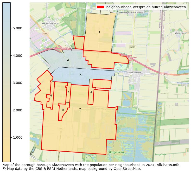 Image of the neighbourhood Verspreide huizen Klazienaveen at the map. This image is used as introduction to this page. This page shows a lot of information about the population in the neighbourhood Verspreide huizen Klazienaveen (such as the distribution by age groups of the residents, the composition of households, whether inhabitants are natives or Dutch with an immigration background, data about the houses (numbers, types, price development, use, type of property, ...) and more (car ownership, energy consumption, ...) based on open data from the Dutch Central Bureau of Statistics and various other sources!