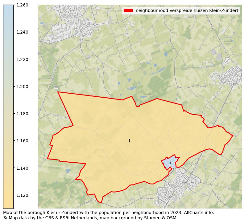 Map of the borough Klein - Zundert with the population per neighbourhood in 2023. This page shows a lot of information about residents (such as the distribution by age groups, family composition, gender, native or Dutch with an immigration background, ...), homes (numbers, types, price development, use, type of property, ...) and more (car ownership, energy consumption, ...) based on open data from the Dutch Central Bureau of Statistics and various other sources!