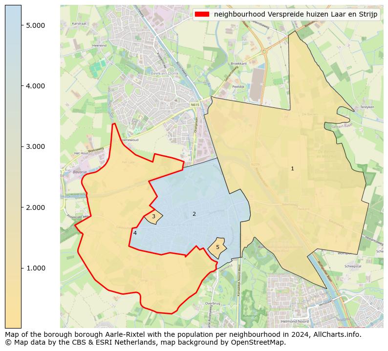 Image of the neighbourhood Verspreide huizen Laar en Strijp at the map. This image is used as introduction to this page. This page shows a lot of information about the population in the neighbourhood Verspreide huizen Laar en Strijp (such as the distribution by age groups of the residents, the composition of households, whether inhabitants are natives or Dutch with an immigration background, data about the houses (numbers, types, price development, use, type of property, ...) and more (car ownership, energy consumption, ...) based on open data from the Dutch Central Bureau of Statistics and various other sources!