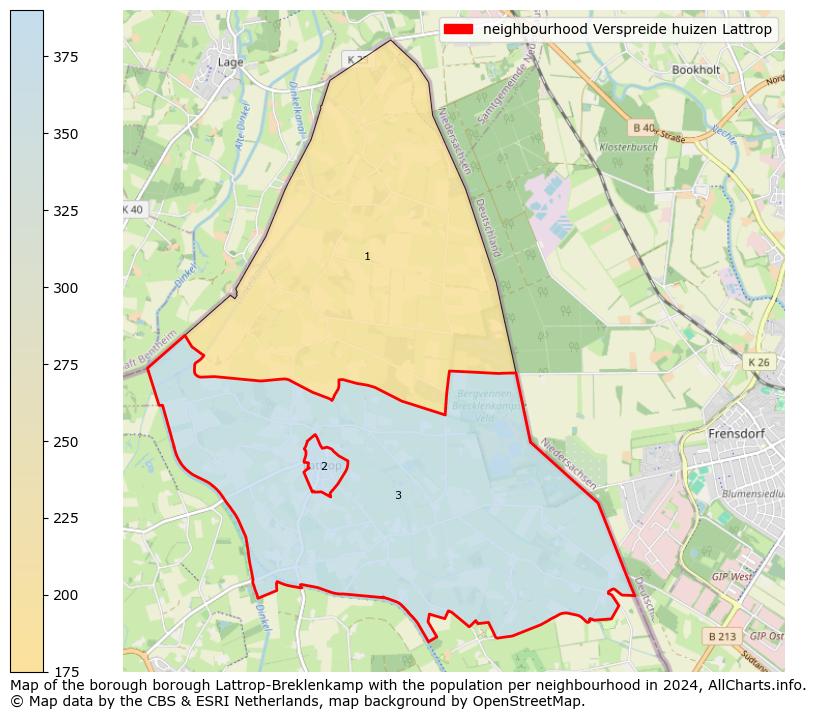 Image of the neighbourhood Verspreide huizen Lattrop at the map. This image is used as introduction to this page. This page shows a lot of information about the population in the neighbourhood Verspreide huizen Lattrop (such as the distribution by age groups of the residents, the composition of households, whether inhabitants are natives or Dutch with an immigration background, data about the houses (numbers, types, price development, use, type of property, ...) and more (car ownership, energy consumption, ...) based on open data from the Dutch Central Bureau of Statistics and various other sources!