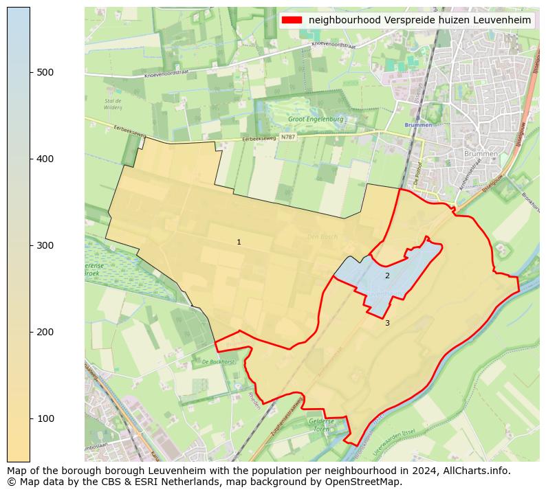 Image of the neighbourhood Verspreide huizen Leuvenheim at the map. This image is used as introduction to this page. This page shows a lot of information about the population in the neighbourhood Verspreide huizen Leuvenheim (such as the distribution by age groups of the residents, the composition of households, whether inhabitants are natives or Dutch with an immigration background, data about the houses (numbers, types, price development, use, type of property, ...) and more (car ownership, energy consumption, ...) based on open data from the Dutch Central Bureau of Statistics and various other sources!