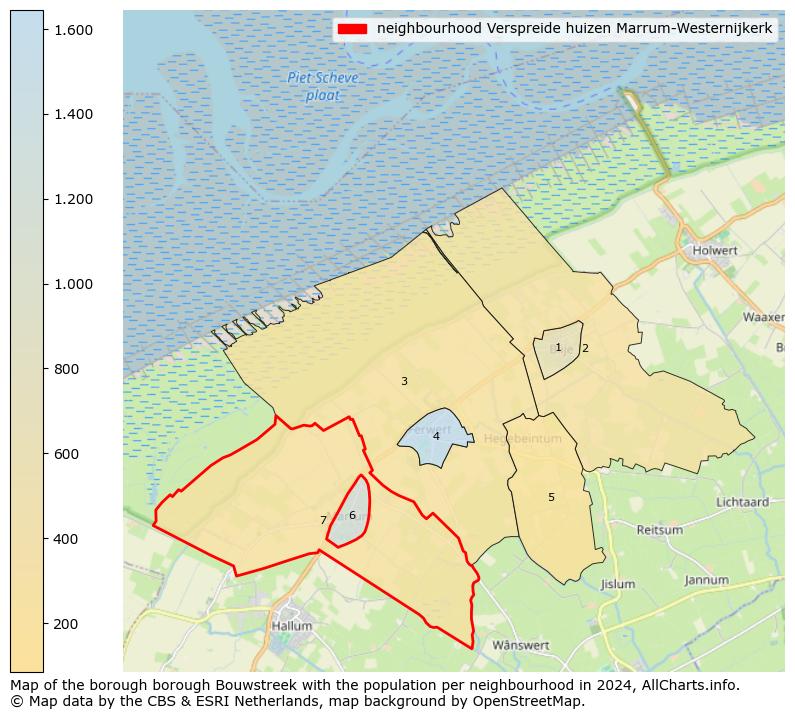 Image of the neighbourhood Verspreide huizen Marrum-Westernijkerk at the map. This image is used as introduction to this page. This page shows a lot of information about the population in the neighbourhood Verspreide huizen Marrum-Westernijkerk (such as the distribution by age groups of the residents, the composition of households, whether inhabitants are natives or Dutch with an immigration background, data about the houses (numbers, types, price development, use, type of property, ...) and more (car ownership, energy consumption, ...) based on open data from the Dutch Central Bureau of Statistics and various other sources!