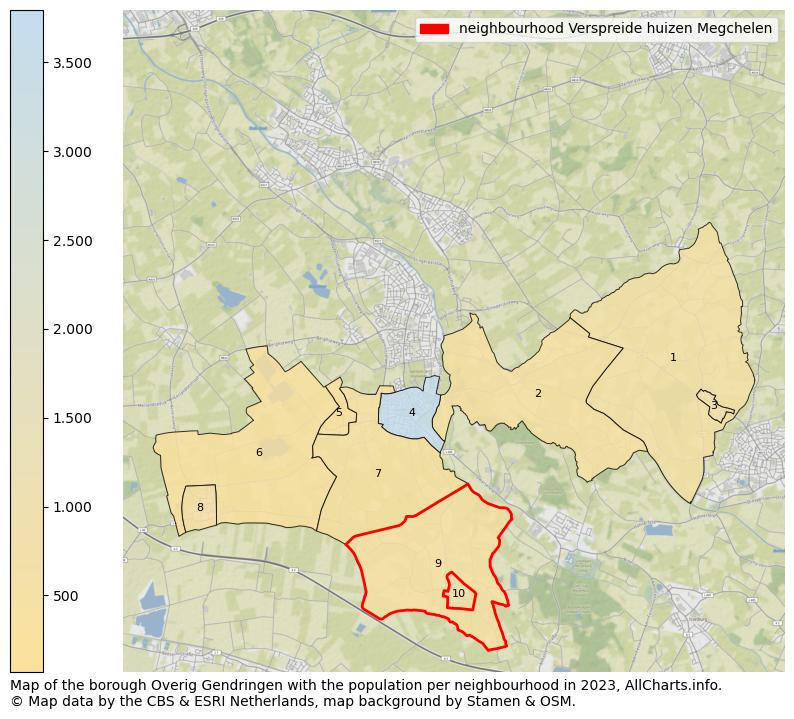 Map of the borough Overig Gendringen with the population per neighbourhood in 2023. This page shows a lot of information about residents (such as the distribution by age groups, family composition, gender, native or Dutch with an immigration background, ...), homes (numbers, types, price development, use, type of property, ...) and more (car ownership, energy consumption, ...) based on open data from the Dutch Central Bureau of Statistics and various other sources!