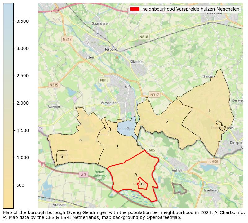 Image of the neighbourhood Verspreide huizen Megchelen at the map. This image is used as introduction to this page. This page shows a lot of information about the population in the neighbourhood Verspreide huizen Megchelen (such as the distribution by age groups of the residents, the composition of households, whether inhabitants are natives or Dutch with an immigration background, data about the houses (numbers, types, price development, use, type of property, ...) and more (car ownership, energy consumption, ...) based on open data from the Dutch Central Bureau of Statistics and various other sources!