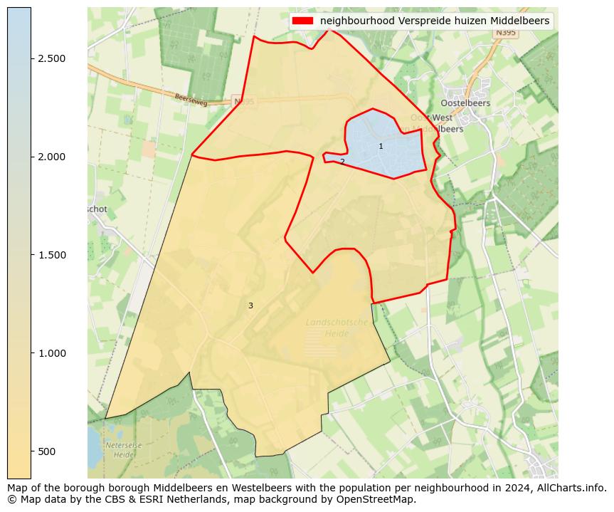 Image of the neighbourhood Verspreide huizen Middelbeers at the map. This image is used as introduction to this page. This page shows a lot of information about the population in the neighbourhood Verspreide huizen Middelbeers (such as the distribution by age groups of the residents, the composition of households, whether inhabitants are natives or Dutch with an immigration background, data about the houses (numbers, types, price development, use, type of property, ...) and more (car ownership, energy consumption, ...) based on open data from the Dutch Central Bureau of Statistics and various other sources!