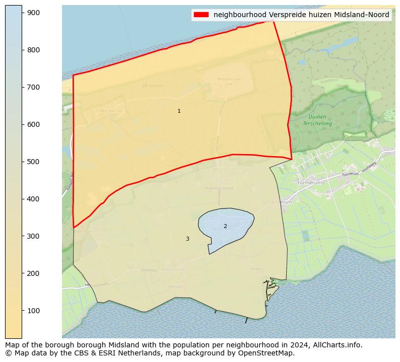 Image of the neighbourhood Verspreide huizen Midsland-Noord at the map. This image is used as introduction to this page. This page shows a lot of information about the population in the neighbourhood Verspreide huizen Midsland-Noord (such as the distribution by age groups of the residents, the composition of households, whether inhabitants are natives or Dutch with an immigration background, data about the houses (numbers, types, price development, use, type of property, ...) and more (car ownership, energy consumption, ...) based on open data from the Dutch Central Bureau of Statistics and various other sources!