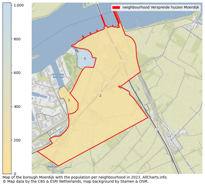 Map of the borough Moerdijk with the population per neighbourhood in 2023. This page shows a lot of information about residents (such as the distribution by age groups, family composition, gender, native or Dutch with an immigration background, ...), homes (numbers, types, price development, use, type of property, ...) and more (car ownership, energy consumption, ...) based on open data from the Dutch Central Bureau of Statistics and various other sources!
