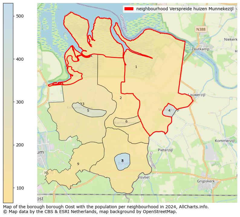 Image of the neighbourhood Verspreide huizen Munnekezijl at the map. This image is used as introduction to this page. This page shows a lot of information about the population in the neighbourhood Verspreide huizen Munnekezijl (such as the distribution by age groups of the residents, the composition of households, whether inhabitants are natives or Dutch with an immigration background, data about the houses (numbers, types, price development, use, type of property, ...) and more (car ownership, energy consumption, ...) based on open data from the Dutch Central Bureau of Statistics and various other sources!