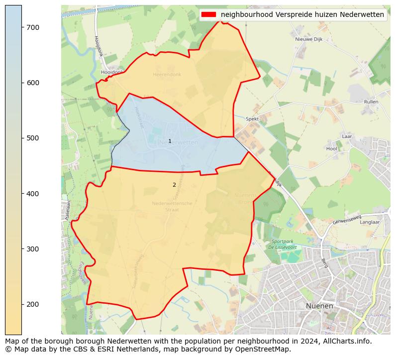 Image of the neighbourhood Verspreide huizen Nederwetten at the map. This image is used as introduction to this page. This page shows a lot of information about the population in the neighbourhood Verspreide huizen Nederwetten (such as the distribution by age groups of the residents, the composition of households, whether inhabitants are natives or Dutch with an immigration background, data about the houses (numbers, types, price development, use, type of property, ...) and more (car ownership, energy consumption, ...) based on open data from the Dutch Central Bureau of Statistics and various other sources!