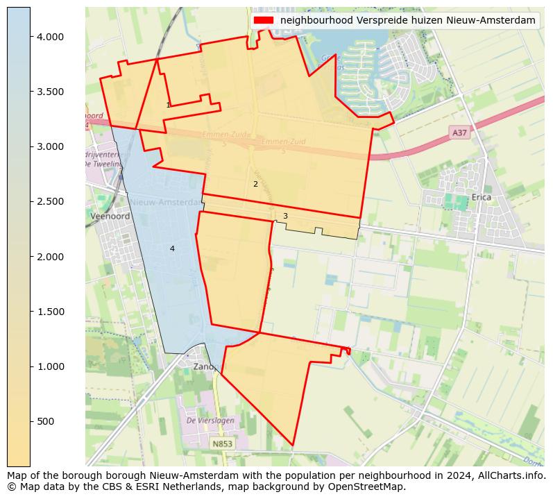 Image of the neighbourhood Verspreide huizen Nieuw-Amsterdam at the map. This image is used as introduction to this page. This page shows a lot of information about the population in the neighbourhood Verspreide huizen Nieuw-Amsterdam (such as the distribution by age groups of the residents, the composition of households, whether inhabitants are natives or Dutch with an immigration background, data about the houses (numbers, types, price development, use, type of property, ...) and more (car ownership, energy consumption, ...) based on open data from the Dutch Central Bureau of Statistics and various other sources!