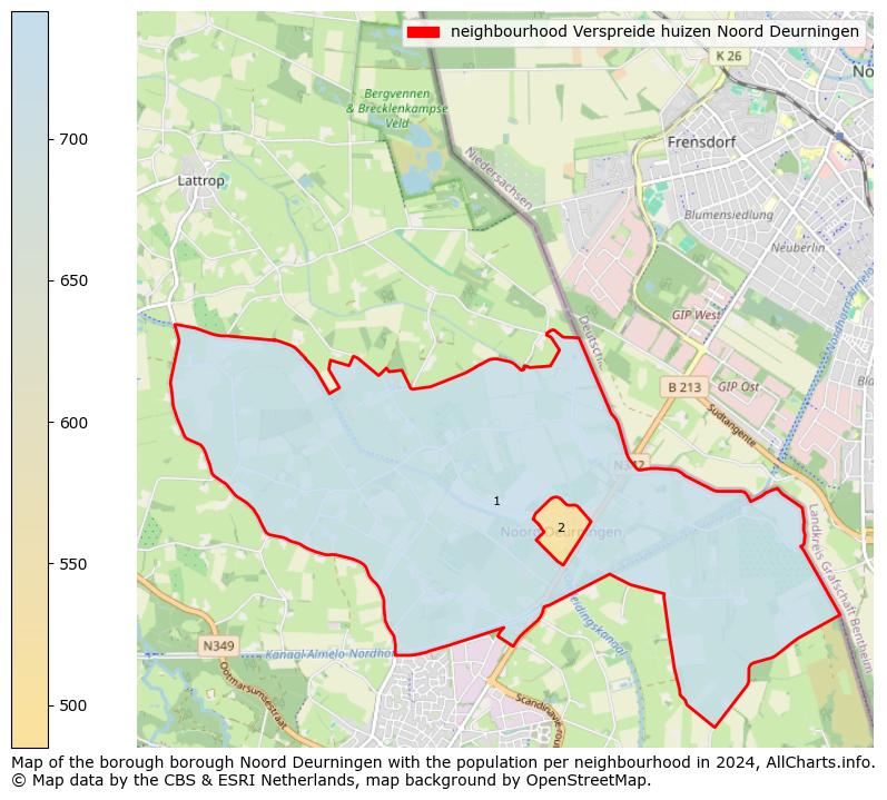 Image of the neighbourhood Verspreide huizen Noord Deurningen at the map. This image is used as introduction to this page. This page shows a lot of information about the population in the neighbourhood Verspreide huizen Noord Deurningen (such as the distribution by age groups of the residents, the composition of households, whether inhabitants are natives or Dutch with an immigration background, data about the houses (numbers, types, price development, use, type of property, ...) and more (car ownership, energy consumption, ...) based on open data from the Dutch Central Bureau of Statistics and various other sources!