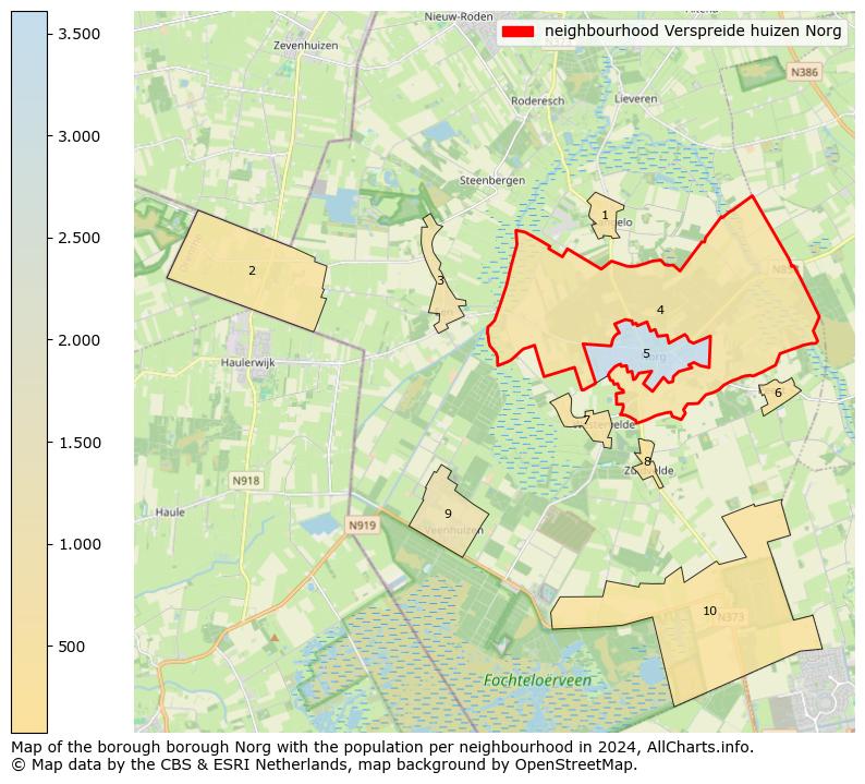 Image of the neighbourhood Verspreide huizen Norg at the map. This image is used as introduction to this page. This page shows a lot of information about the population in the neighbourhood Verspreide huizen Norg (such as the distribution by age groups of the residents, the composition of households, whether inhabitants are natives or Dutch with an immigration background, data about the houses (numbers, types, price development, use, type of property, ...) and more (car ownership, energy consumption, ...) based on open data from the Dutch Central Bureau of Statistics and various other sources!