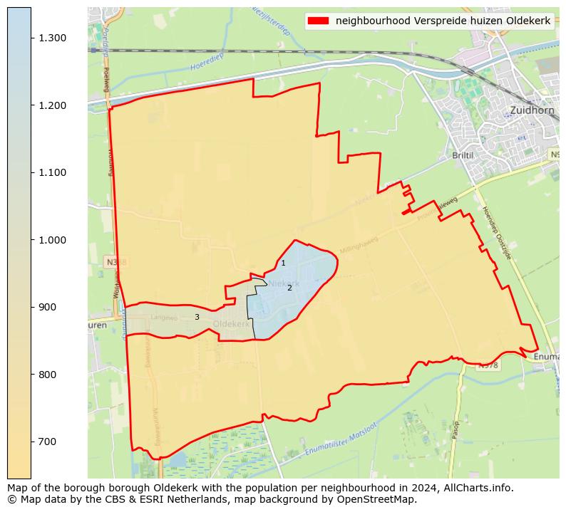 Image of the neighbourhood Verspreide huizen Oldekerk at the map. This image is used as introduction to this page. This page shows a lot of information about the population in the neighbourhood Verspreide huizen Oldekerk (such as the distribution by age groups of the residents, the composition of households, whether inhabitants are natives or Dutch with an immigration background, data about the houses (numbers, types, price development, use, type of property, ...) and more (car ownership, energy consumption, ...) based on open data from the Dutch Central Bureau of Statistics and various other sources!