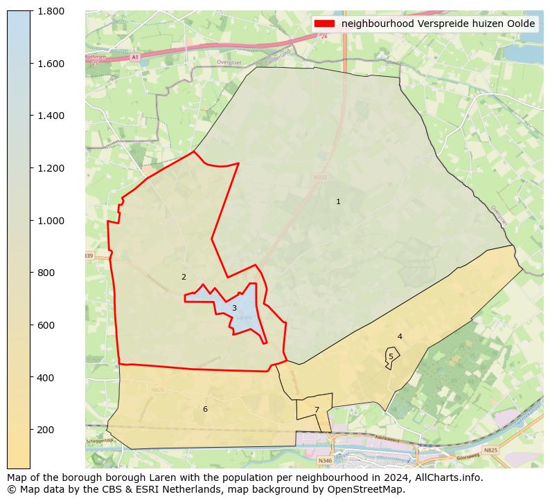 Image of the neighbourhood Verspreide huizen Oolde at the map. This image is used as introduction to this page. This page shows a lot of information about the population in the neighbourhood Verspreide huizen Oolde (such as the distribution by age groups of the residents, the composition of households, whether inhabitants are natives or Dutch with an immigration background, data about the houses (numbers, types, price development, use, type of property, ...) and more (car ownership, energy consumption, ...) based on open data from the Dutch Central Bureau of Statistics and various other sources!