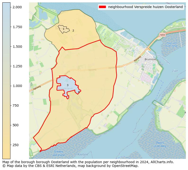 Image of the neighbourhood Verspreide huizen Oosterland at the map. This image is used as introduction to this page. This page shows a lot of information about the population in the neighbourhood Verspreide huizen Oosterland (such as the distribution by age groups of the residents, the composition of households, whether inhabitants are natives or Dutch with an immigration background, data about the houses (numbers, types, price development, use, type of property, ...) and more (car ownership, energy consumption, ...) based on open data from the Dutch Central Bureau of Statistics and various other sources!