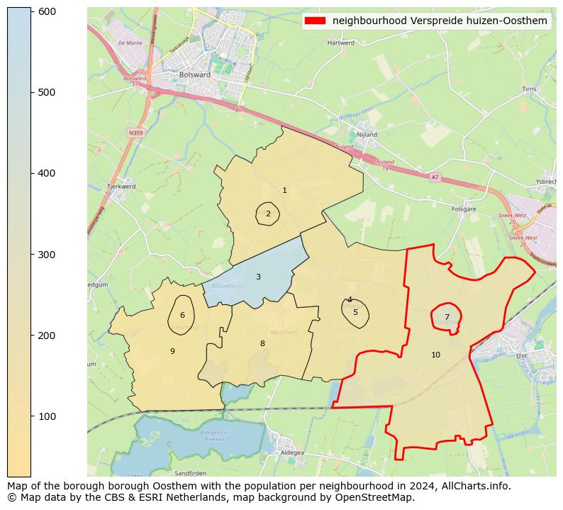 Image of the neighbourhood Verspreide huizen-Oosthem at the map. This image is used as introduction to this page. This page shows a lot of information about the population in the neighbourhood Verspreide huizen-Oosthem (such as the distribution by age groups of the residents, the composition of households, whether inhabitants are natives or Dutch with an immigration background, data about the houses (numbers, types, price development, use, type of property, ...) and more (car ownership, energy consumption, ...) based on open data from the Dutch Central Bureau of Statistics and various other sources!