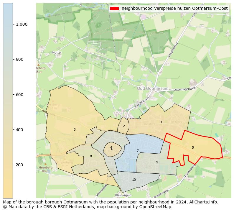 Image of the neighbourhood Verspreide huizen Ootmarsum-Oost at the map. This image is used as introduction to this page. This page shows a lot of information about the population in the neighbourhood Verspreide huizen Ootmarsum-Oost (such as the distribution by age groups of the residents, the composition of households, whether inhabitants are natives or Dutch with an immigration background, data about the houses (numbers, types, price development, use, type of property, ...) and more (car ownership, energy consumption, ...) based on open data from the Dutch Central Bureau of Statistics and various other sources!