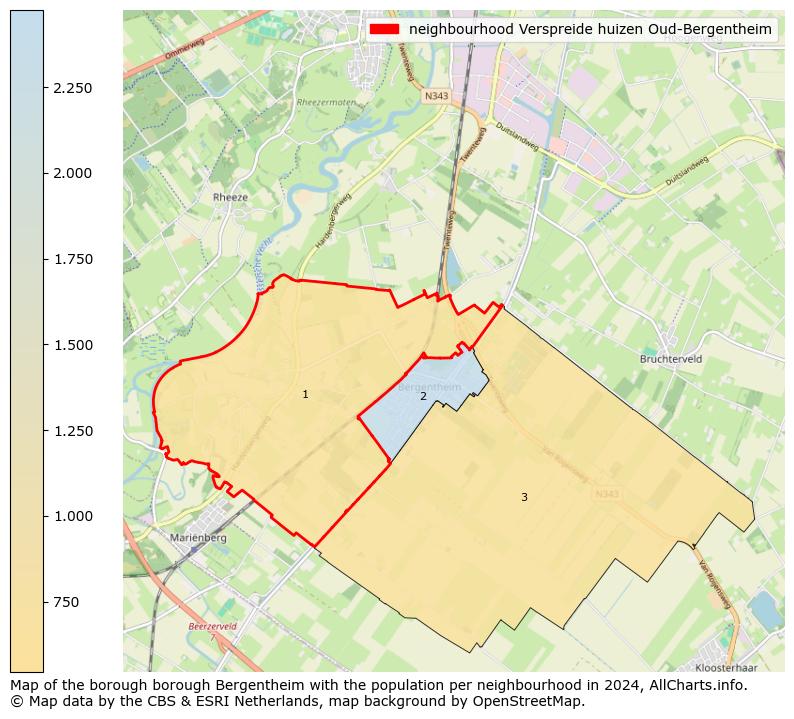 Image of the neighbourhood Verspreide huizen Oud-Bergentheim at the map. This image is used as introduction to this page. This page shows a lot of information about the population in the neighbourhood Verspreide huizen Oud-Bergentheim (such as the distribution by age groups of the residents, the composition of households, whether inhabitants are natives or Dutch with an immigration background, data about the houses (numbers, types, price development, use, type of property, ...) and more (car ownership, energy consumption, ...) based on open data from the Dutch Central Bureau of Statistics and various other sources!