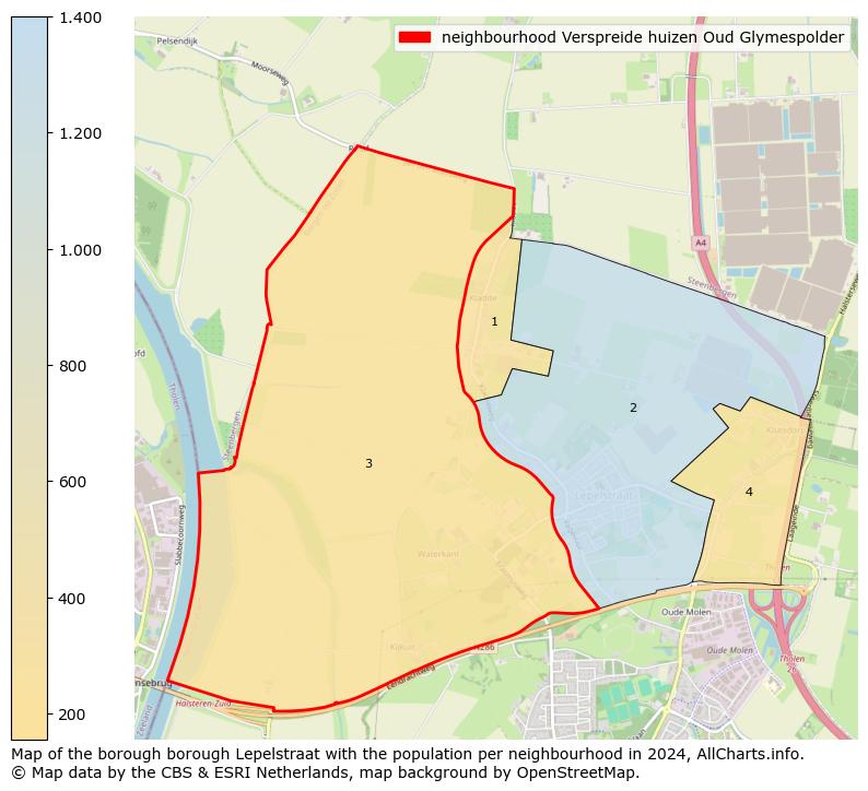 Image of the neighbourhood Verspreide huizen Oud Glymespolder at the map. This image is used as introduction to this page. This page shows a lot of information about the population in the neighbourhood Verspreide huizen Oud Glymespolder (such as the distribution by age groups of the residents, the composition of households, whether inhabitants are natives or Dutch with an immigration background, data about the houses (numbers, types, price development, use, type of property, ...) and more (car ownership, energy consumption, ...) based on open data from the Dutch Central Bureau of Statistics and various other sources!