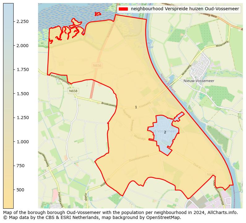 Image of the neighbourhood Verspreide huizen Oud-Vossemeer at the map. This image is used as introduction to this page. This page shows a lot of information about the population in the neighbourhood Verspreide huizen Oud-Vossemeer (such as the distribution by age groups of the residents, the composition of households, whether inhabitants are natives or Dutch with an immigration background, data about the houses (numbers, types, price development, use, type of property, ...) and more (car ownership, energy consumption, ...) based on open data from the Dutch Central Bureau of Statistics and various other sources!