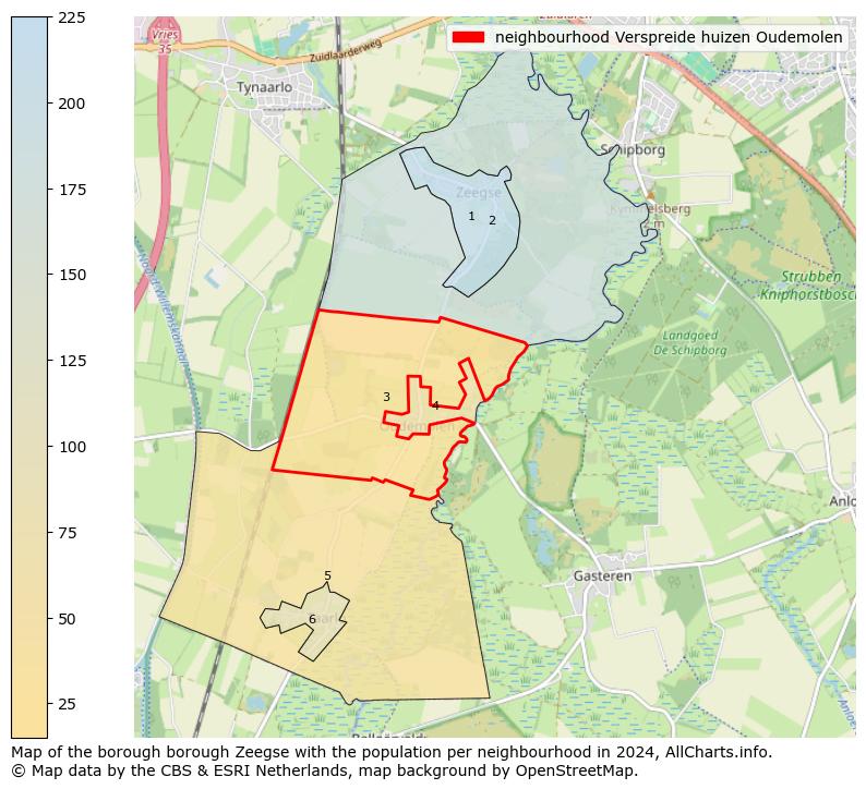 Image of the neighbourhood Verspreide huizen Oudemolen at the map. This image is used as introduction to this page. This page shows a lot of information about the population in the neighbourhood Verspreide huizen Oudemolen (such as the distribution by age groups of the residents, the composition of households, whether inhabitants are natives or Dutch with an immigration background, data about the houses (numbers, types, price development, use, type of property, ...) and more (car ownership, energy consumption, ...) based on open data from the Dutch Central Bureau of Statistics and various other sources!