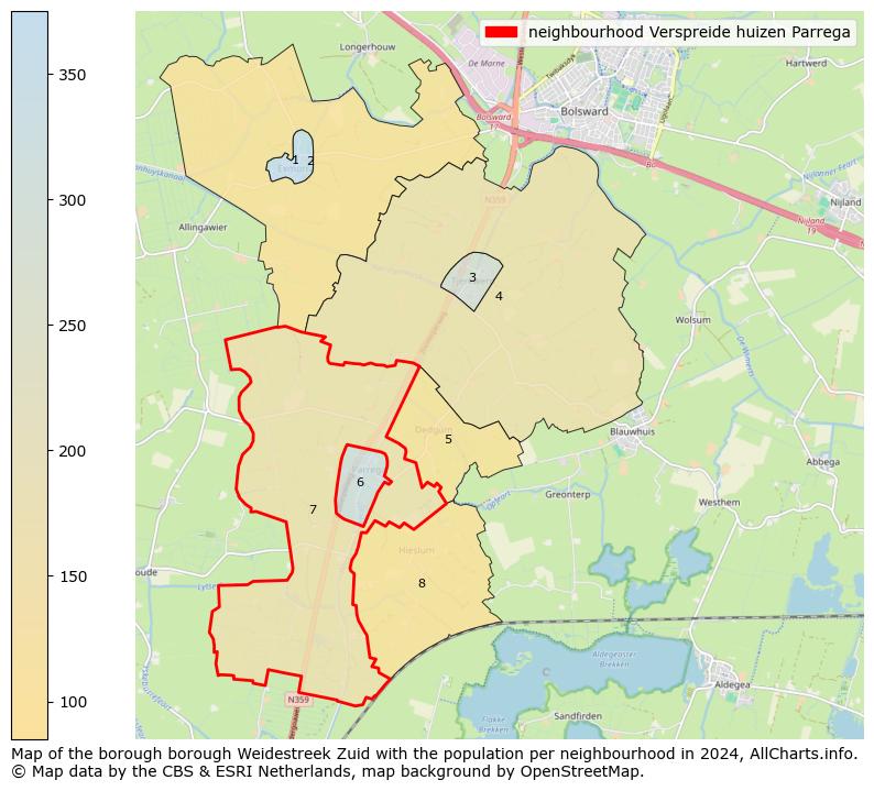 Image of the neighbourhood Verspreide huizen Parrega at the map. This image is used as introduction to this page. This page shows a lot of information about the population in the neighbourhood Verspreide huizen Parrega (such as the distribution by age groups of the residents, the composition of households, whether inhabitants are natives or Dutch with an immigration background, data about the houses (numbers, types, price development, use, type of property, ...) and more (car ownership, energy consumption, ...) based on open data from the Dutch Central Bureau of Statistics and various other sources!