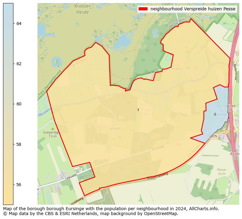 Image of the neighbourhood Verspreide huizen Pesse at the map. This image is used as introduction to this page. This page shows a lot of information about the population in the neighbourhood Verspreide huizen Pesse (such as the distribution by age groups of the residents, the composition of households, whether inhabitants are natives or Dutch with an immigration background, data about the houses (numbers, types, price development, use, type of property, ...) and more (car ownership, energy consumption, ...) based on open data from the Dutch Central Bureau of Statistics and various other sources!