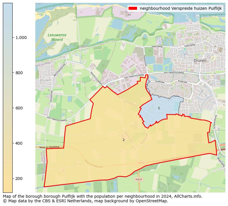 Image of the neighbourhood Verspreide huizen Puiflijk at the map. This image is used as introduction to this page. This page shows a lot of information about the population in the neighbourhood Verspreide huizen Puiflijk (such as the distribution by age groups of the residents, the composition of households, whether inhabitants are natives or Dutch with an immigration background, data about the houses (numbers, types, price development, use, type of property, ...) and more (car ownership, energy consumption, ...) based on open data from the Dutch Central Bureau of Statistics and various other sources!